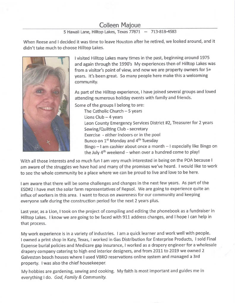 Colleen Majoue Bio