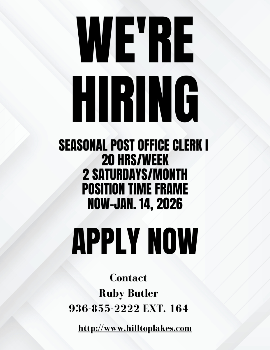 Seasonal Post Office Clerk I